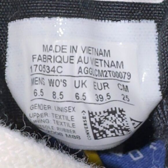 Converse Chuck 70 High 'Peace, Love, and Basketball' 170534C Women's 8.5 - Picture 10 of 11